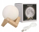 LAMPKA NOCNA LAMPA -GIGANT - KSIĘŻYC 3D 40 CM MOON