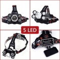 189LATARKA CZOŁOWA 5LED ZOOM CREE XM-L T6 CZOŁÓWKA